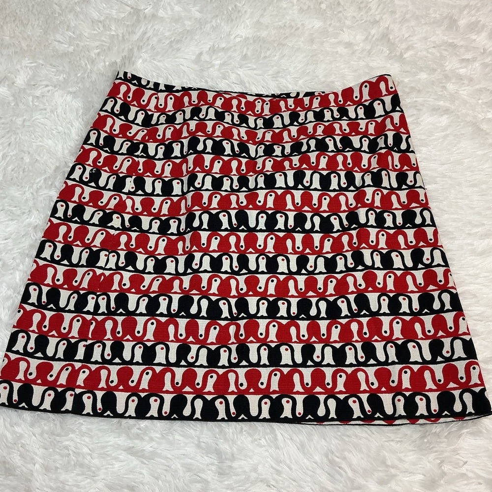 Talbots Women's Size 10 Geometric Thigh High A Line Skirt